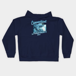 Connecticut The Fisherman's State Kids Hoodie